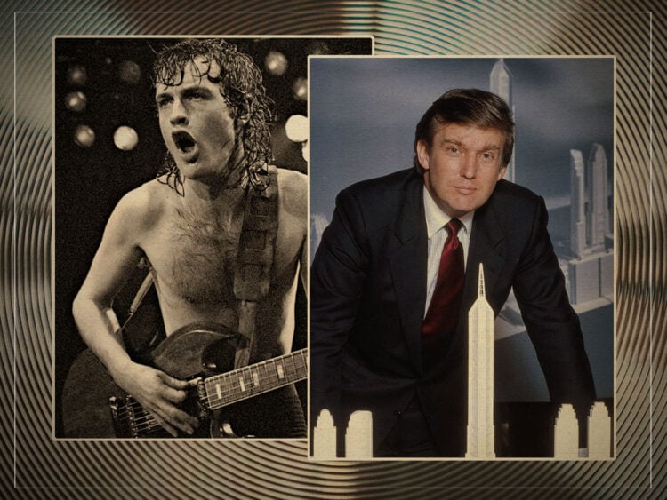 ACDC - Angus Young - Donald Trump - Split