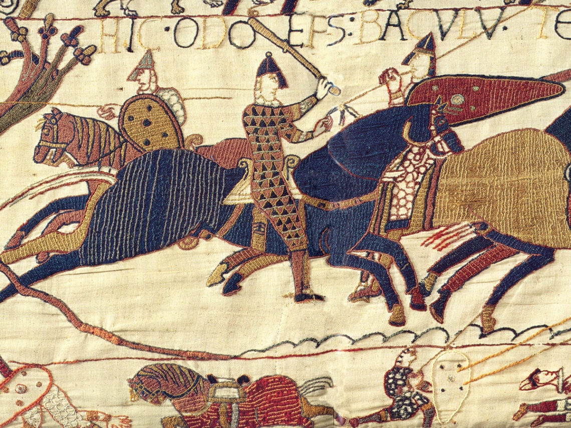Bayeux Tapestry - Battle of Hastings in 1066