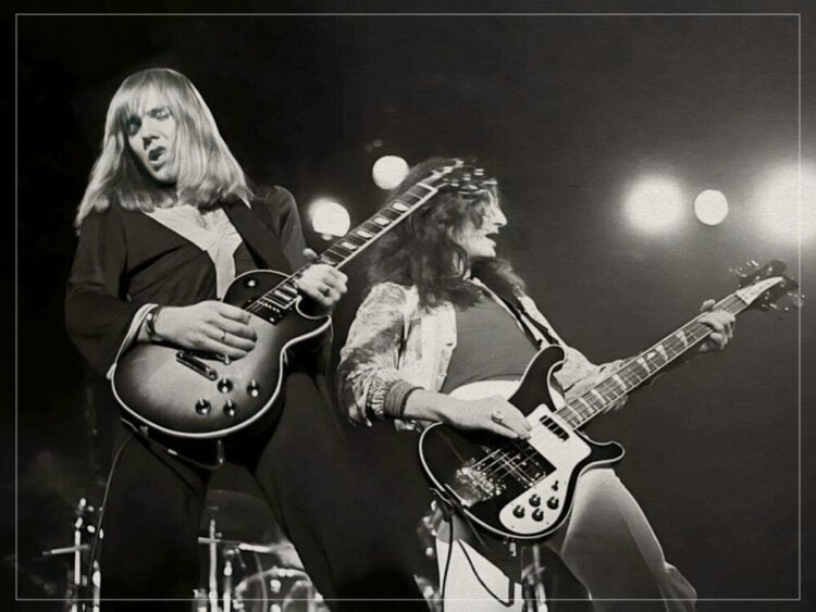 RUSH - Alex Lifeson - Geddy Lee - 1980s