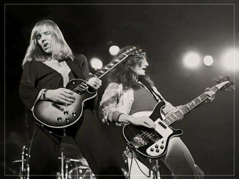 RUSH - Alex Lifeson - Geddy Lee - 1980s