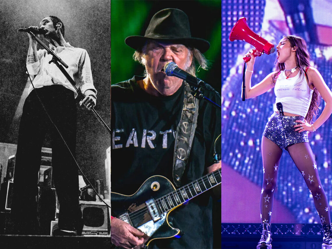 The 1975 - Neil Young - Olivia Rodrigo - Split - Glastonbury 2025 - Headliners
