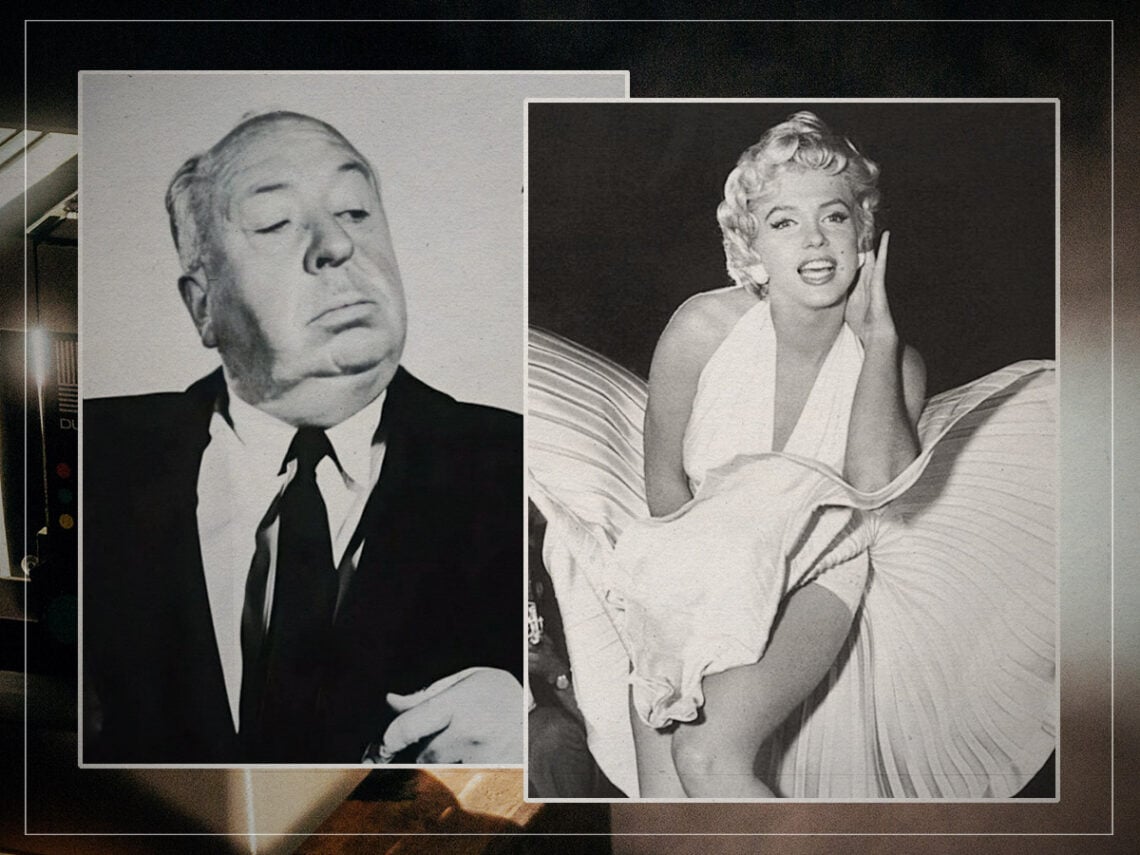 Alfred Hitchcock - Marilyn Monroe - Split
