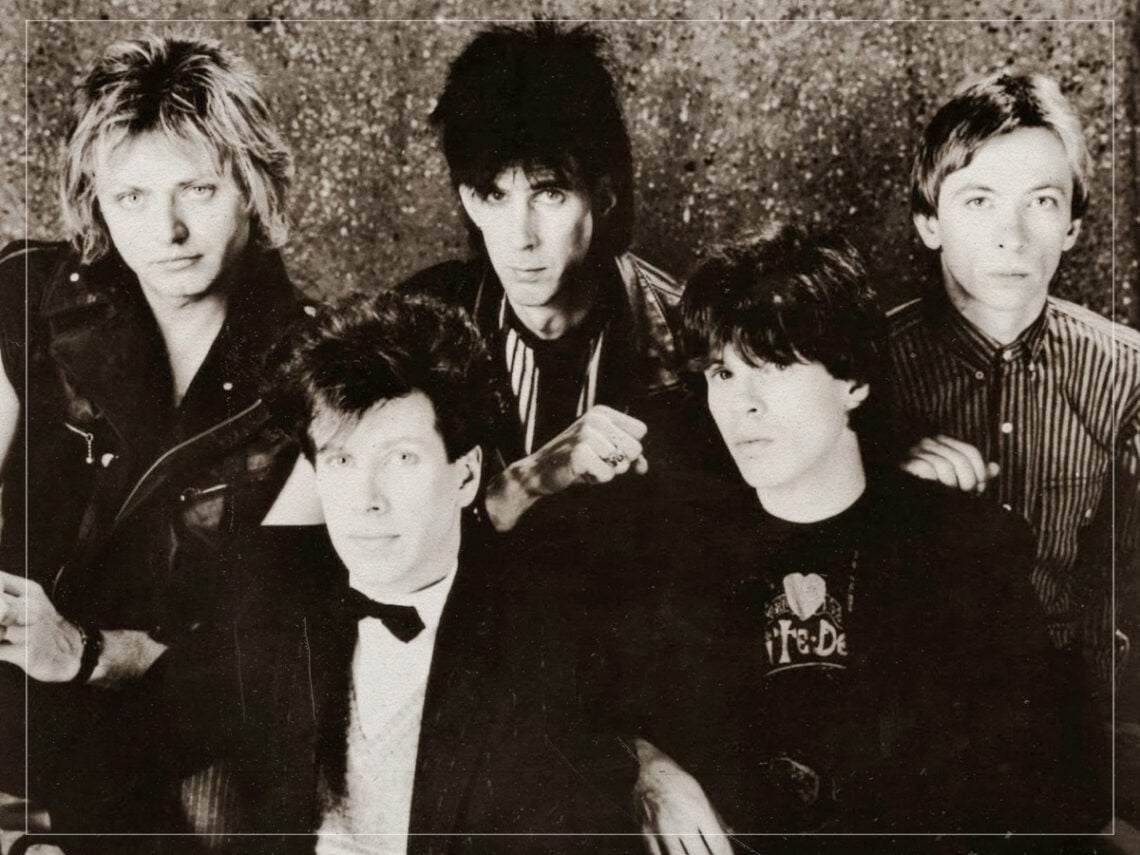 Ben Or - David Robinson - Ric Ocasek - Elliot Easton - Greg Hawkes - 1984 - The Cars - Publicity Photo - E J Camp - Elektra Records