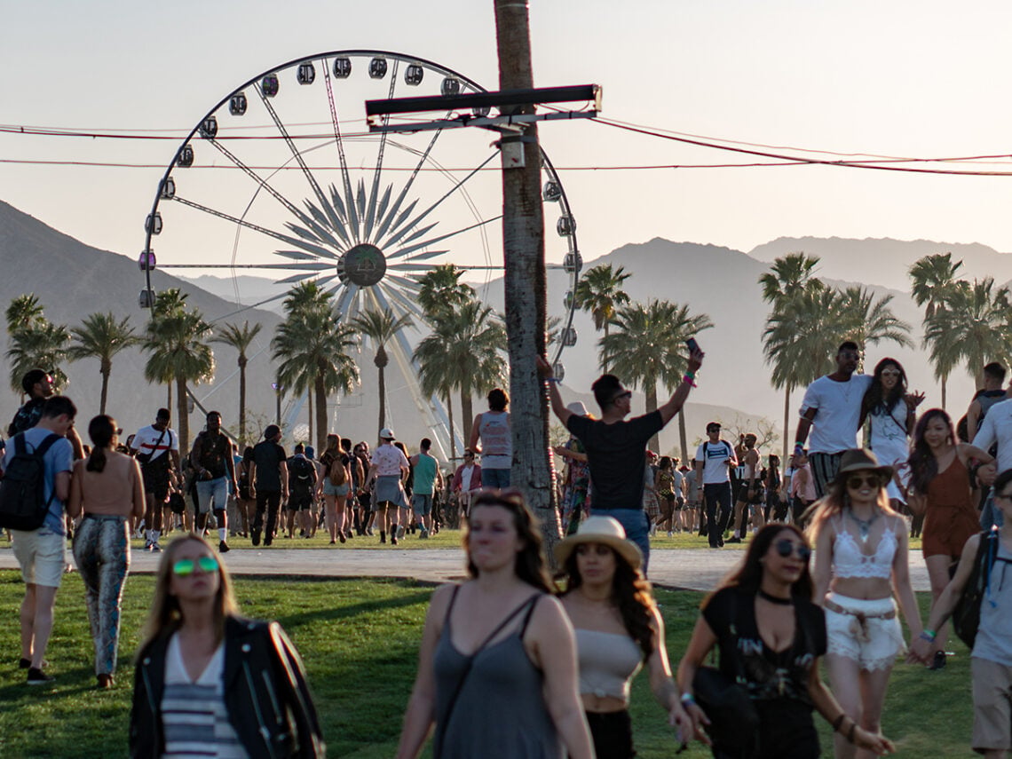 Coachella Festival - Audience - People attending Coachella Festival - 2018