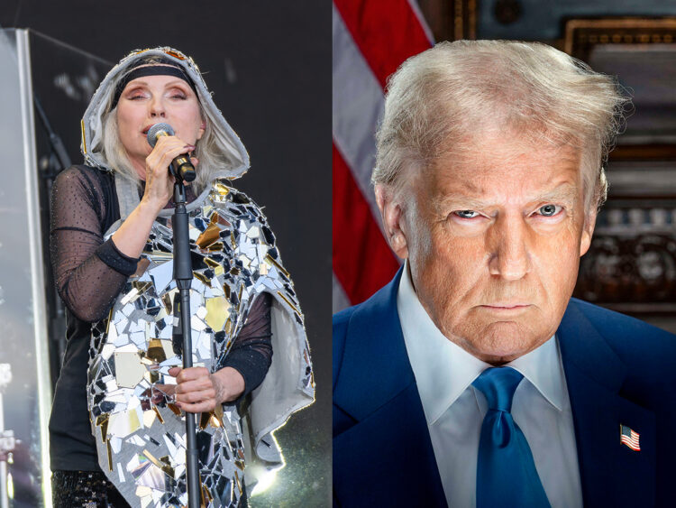 Debbie Harry - President Donald Trump - Split - 2025