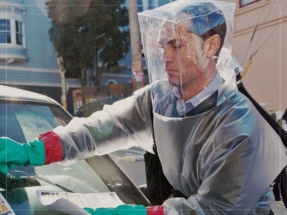Jude Law in Contagion (Steven Soderbergh, 2011)