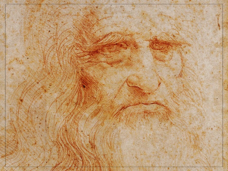 Leonardo Da Vinci - Self-portrait - Circa 1512 - Artist - Royal Library of Turin