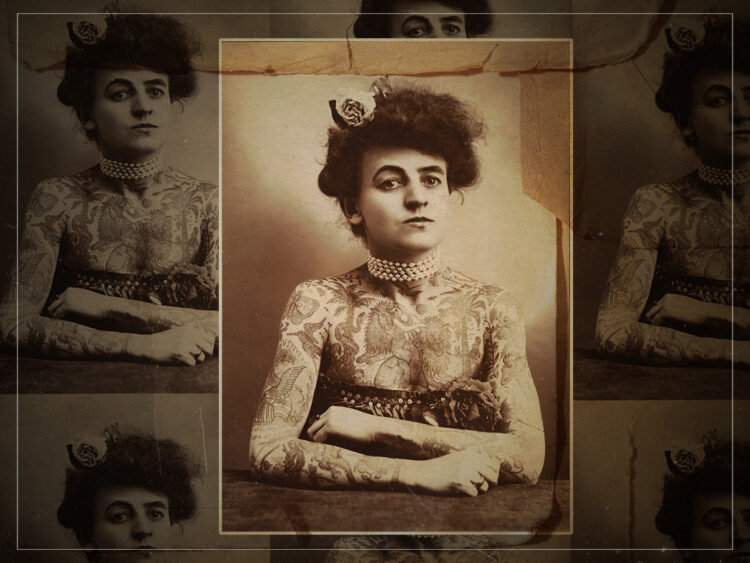 Maud Wagner- the first western tattoo artist  - 1907