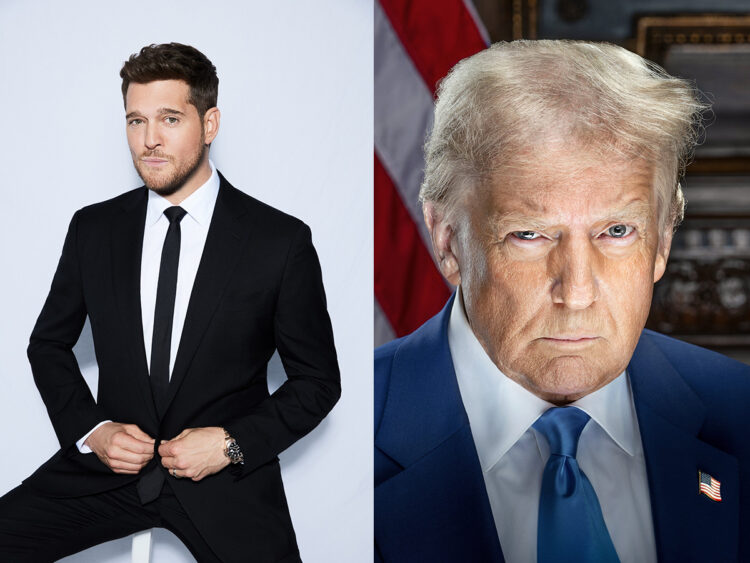 Michael Buble - President Donald Trump - Split - 2025