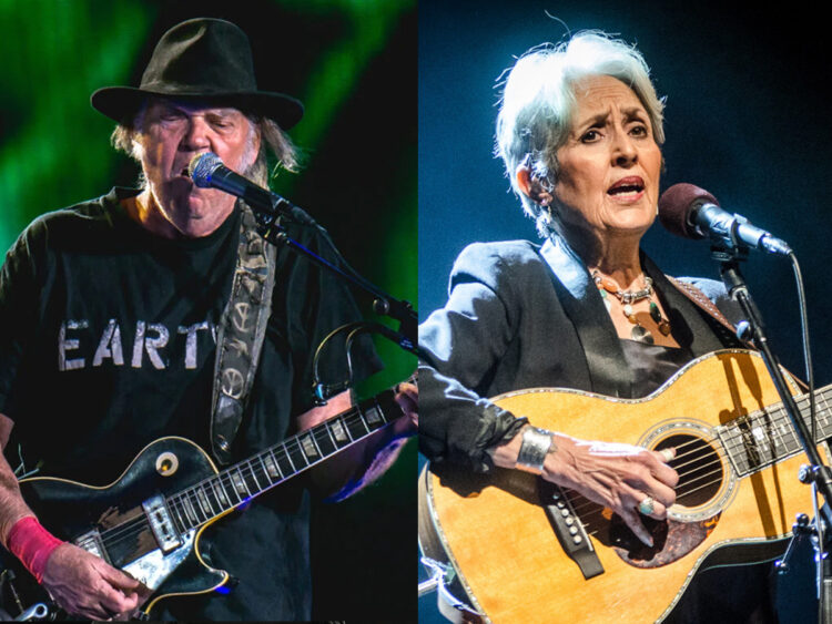 Neil Young - Joan Baez - Split -