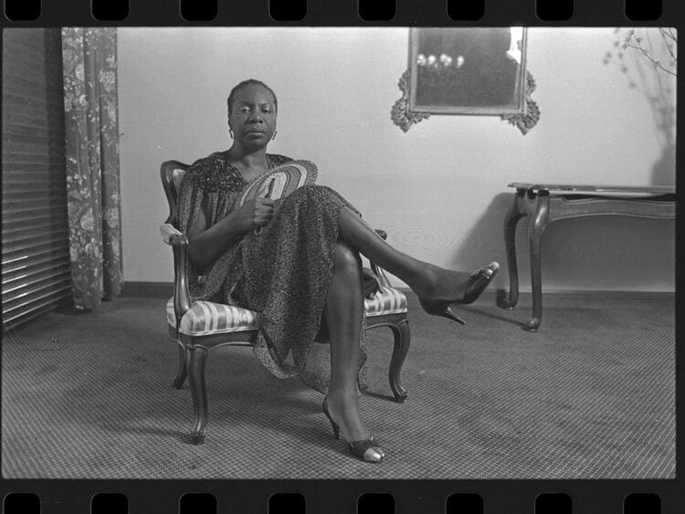 Nina Simone, interviewed in her home after returning to the United States from a self-imposed exile, 1985.