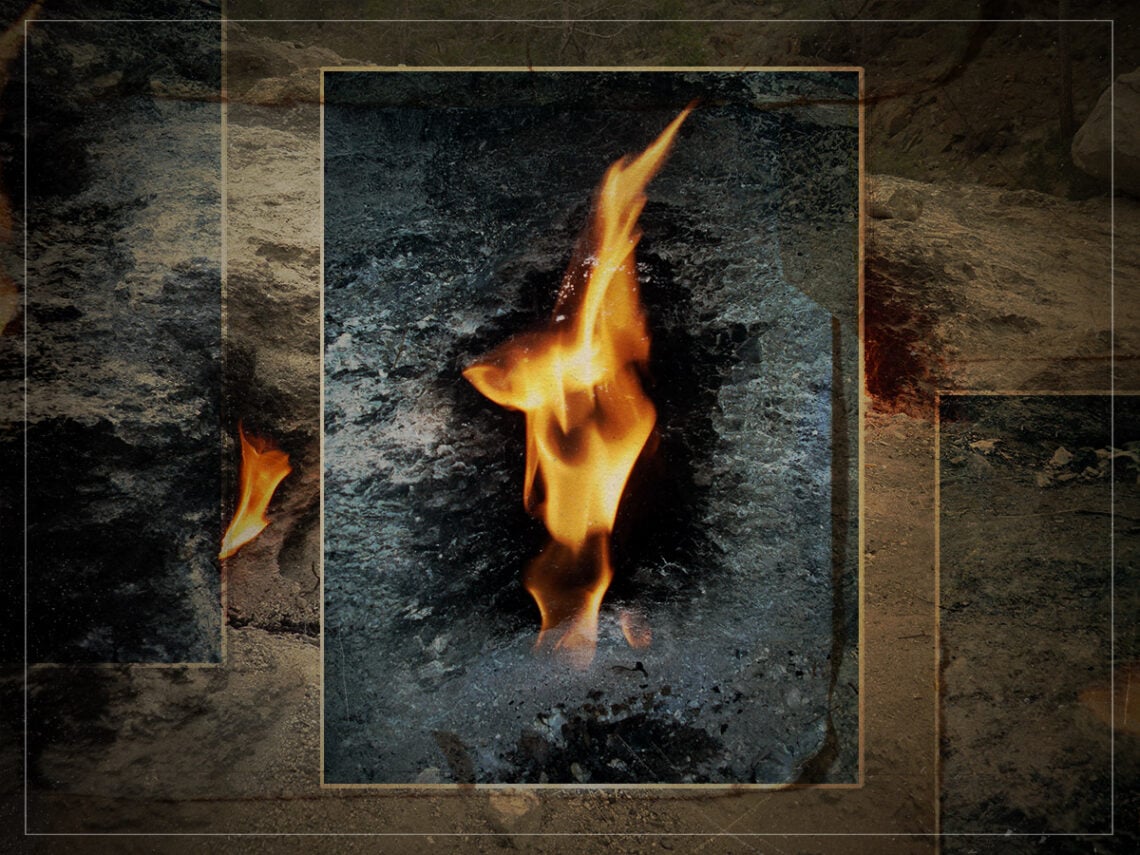 The fantastic story of the Turkish mountain of eternal flames