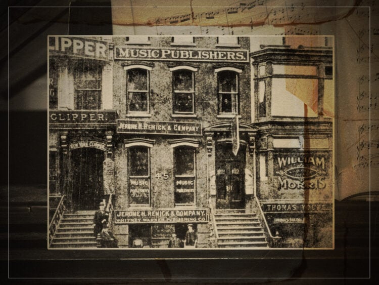 Where does the phrase 'Tin Pan Alley' come from?