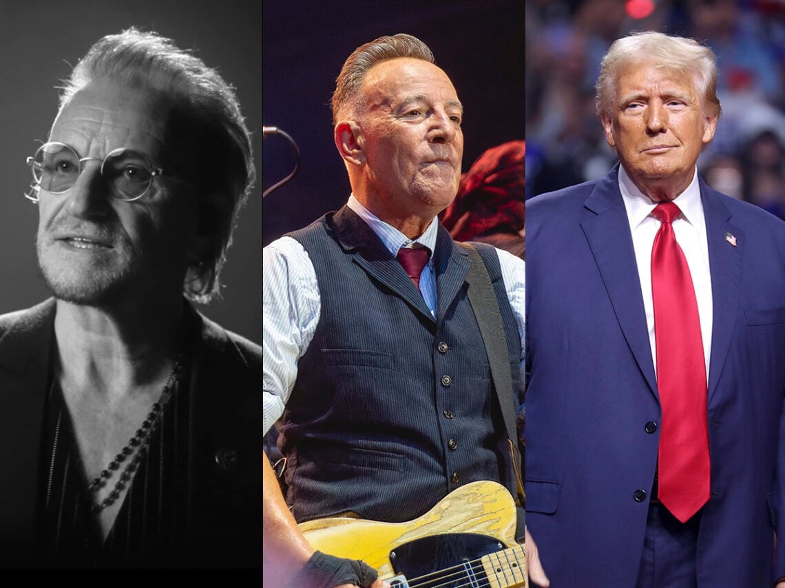 Bono - Bruce Springsteen - Donald Trump - Split