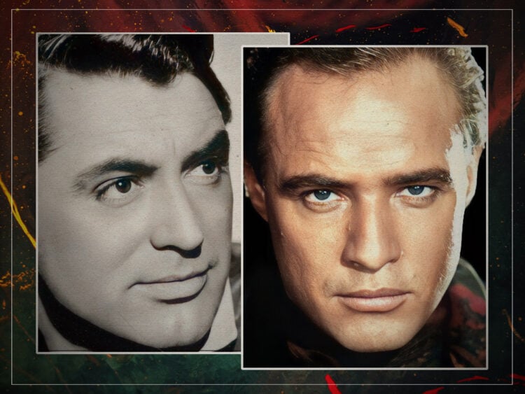 Cary Grant - Marlon Brando - Split