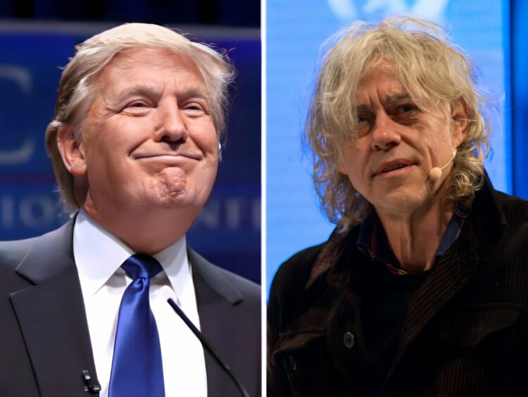 Donald Trump - Bob Geldof - Far Out Magazine