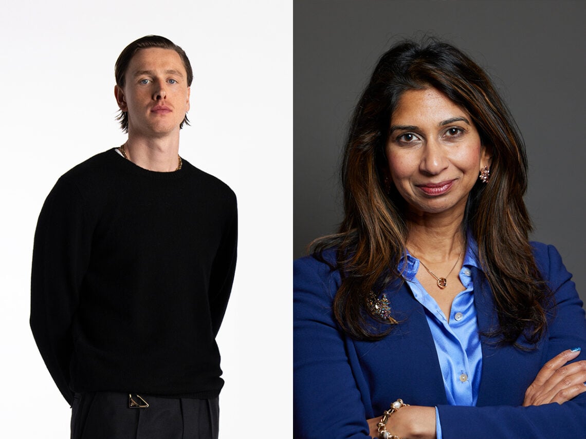 Harris Dickinson - Suella Braverman - Split - 2025