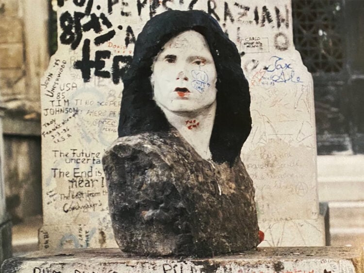 Jim Morrison’s long-lost graveside bust discovered in French police search
