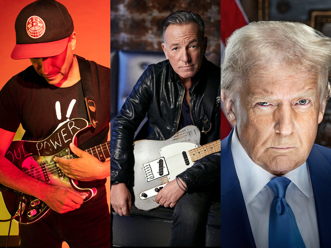Tom Morello - Bruce Springsteen - President Donald Trump - Split