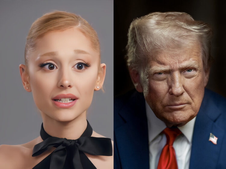 Ariana Grande - Donald Trump - Split - 2025