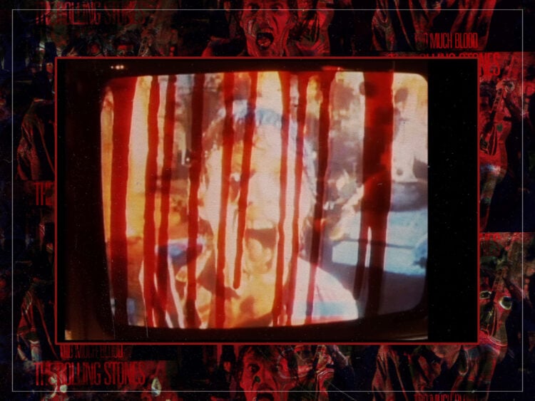 Chainsaws, cannibalism, and video nasties The Rolling Stones' strange 'Too Much Blood' single