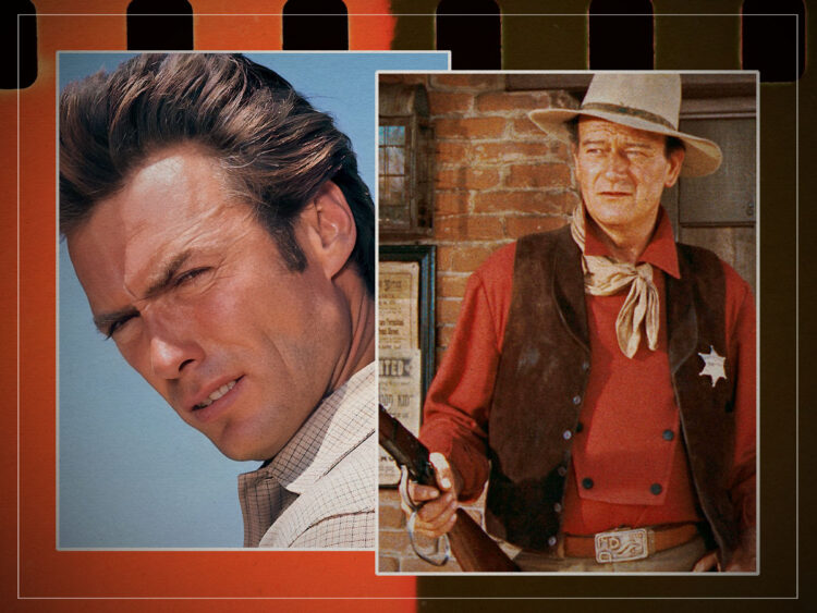 Clint Eastwood - John Wayne - Split