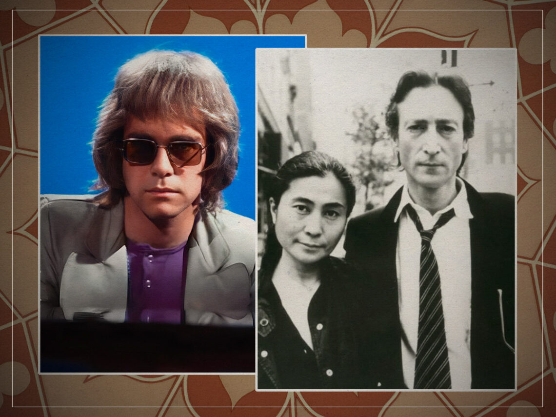 Elton John - John Lennon - Yoko Ono - Split -