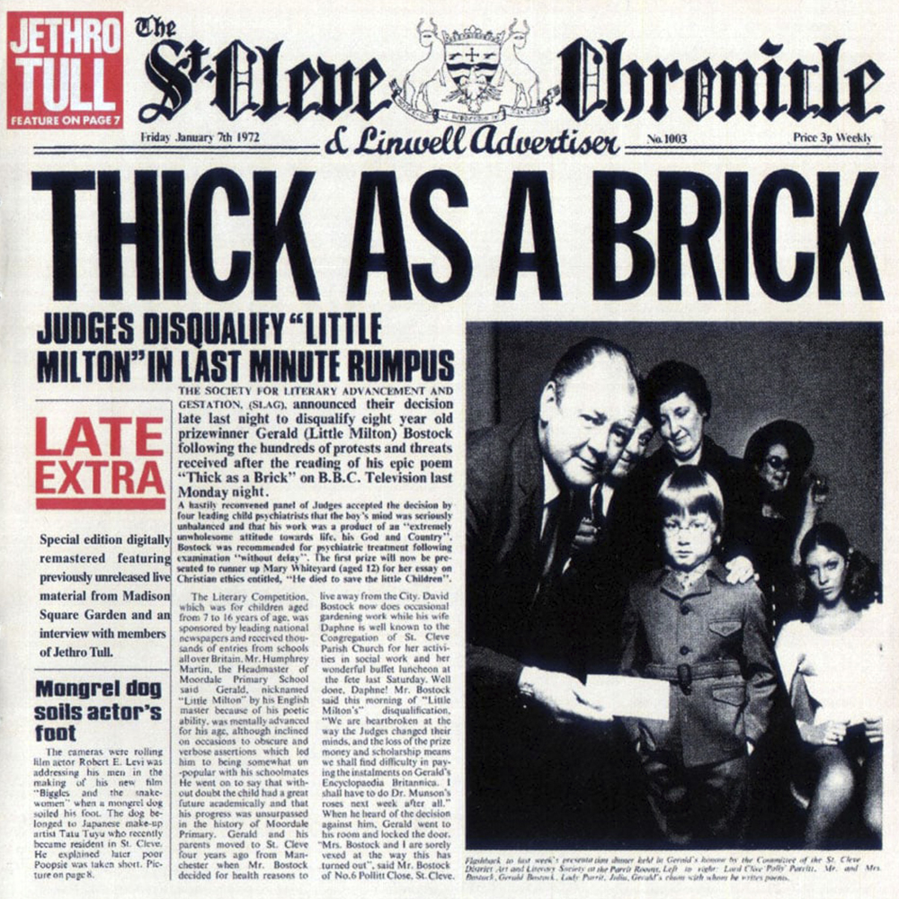Jethro Tull - Thick As a Brick - 1972