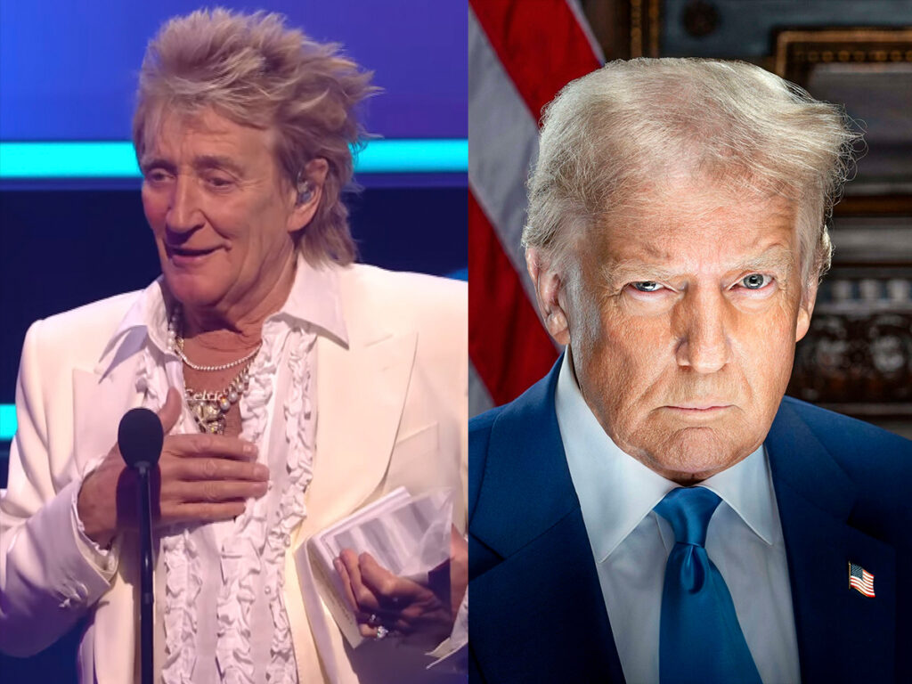 Rod Stewart launches attack on draft dodger Donald Trump over comments about British veterans