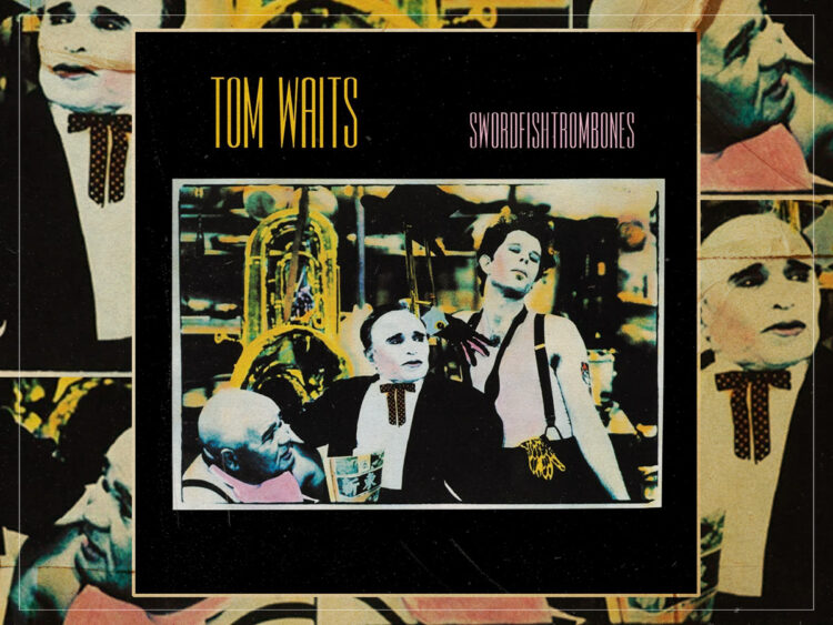 Who are the two men with Tom Waits on the cover of Swordfishtrombones