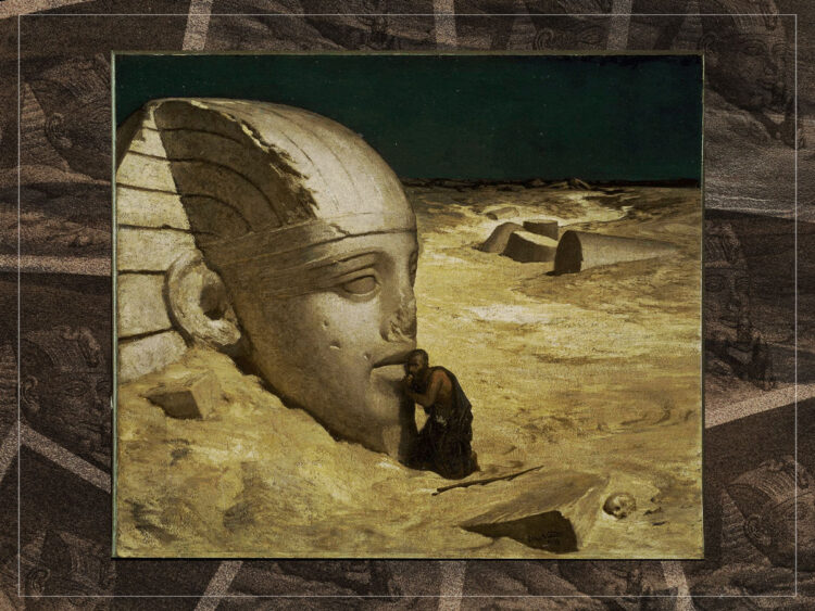 An ancient Egyptian mystery The sphinx painting nobody can explain