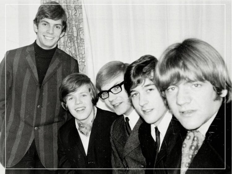 Photo of Herman's Hermits from a 1967 CBS television special on rock music.