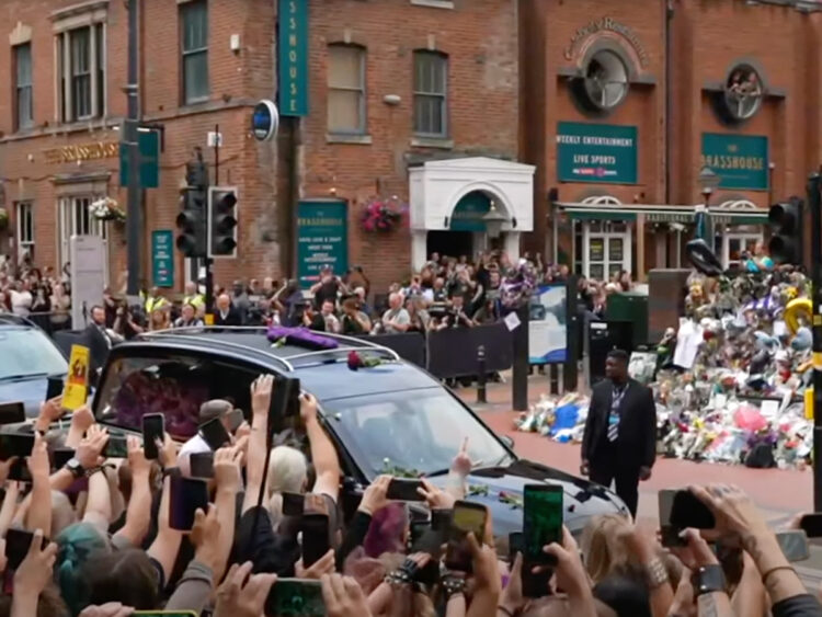 Ozzy Osbourne - Hearse - Funeral - Birmingham - Black Sabbath Bridge - 2025