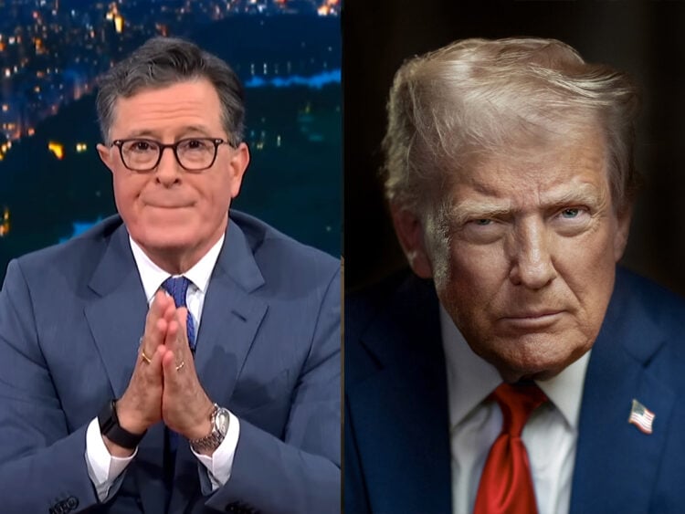Stephen Colbert - Donald Trump - Split - 2025