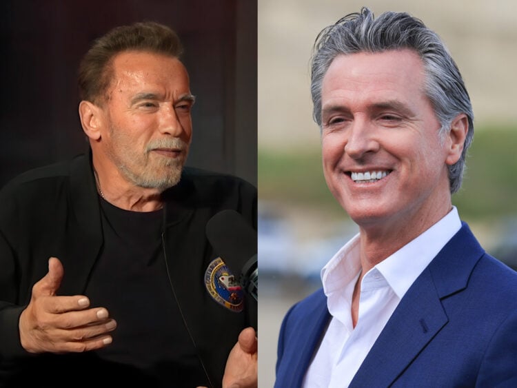 Arnold Schwarzenegger - Gavin Newsom - Split - 2025