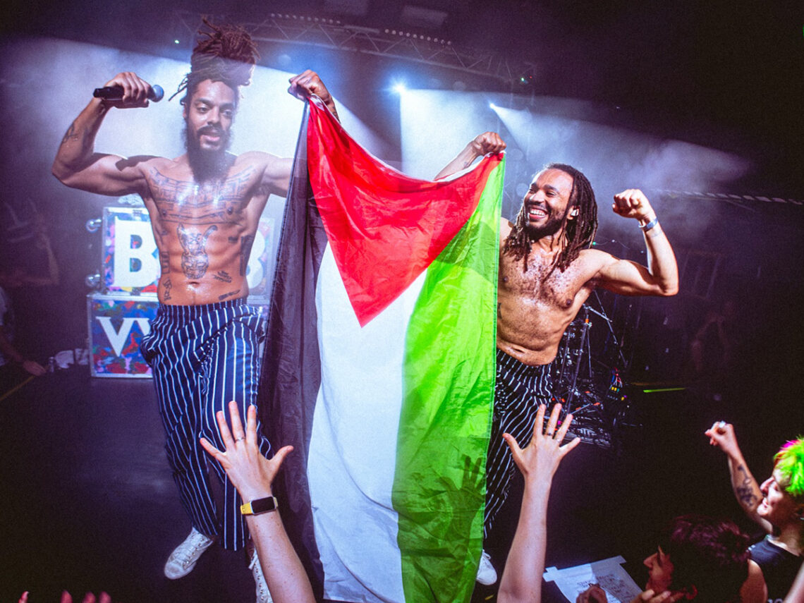 Bob Vylan - 2025 - Palestine Flag