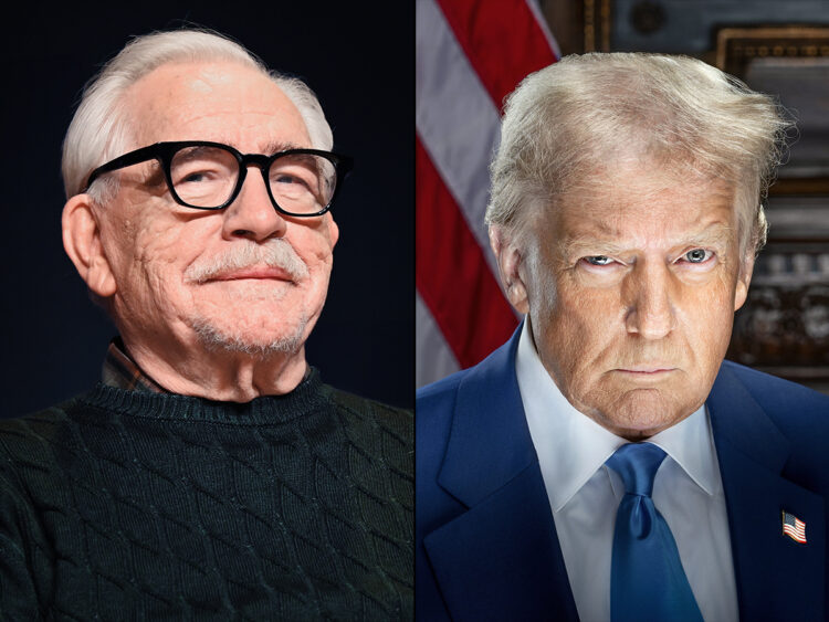 Brian Cox - President Donald Trump - Split - 2025