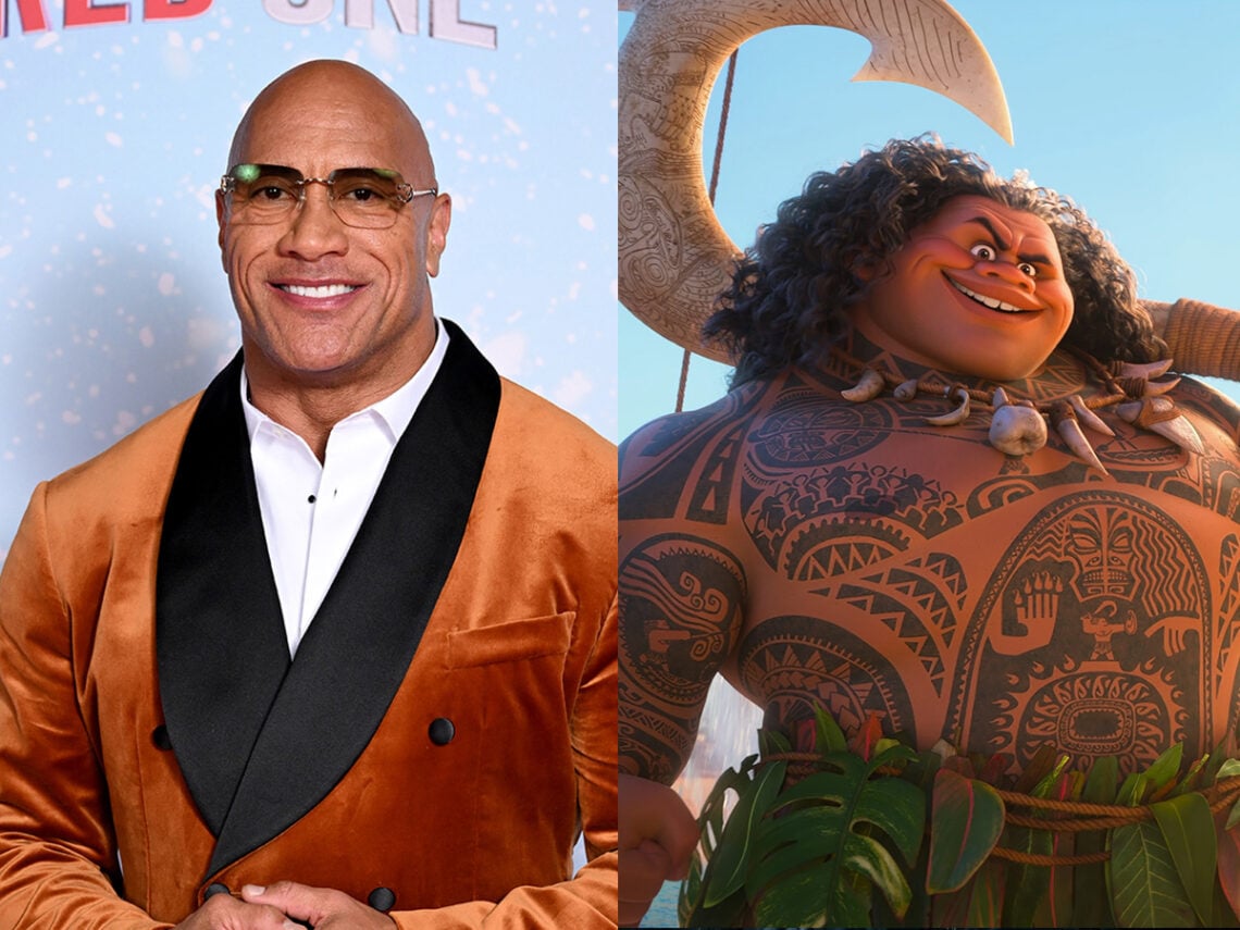 Dwayne Johnson - Maui - Moana - Split