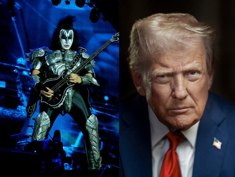 Gene Simmons - KISS - President Donald Trump - Split - 2025