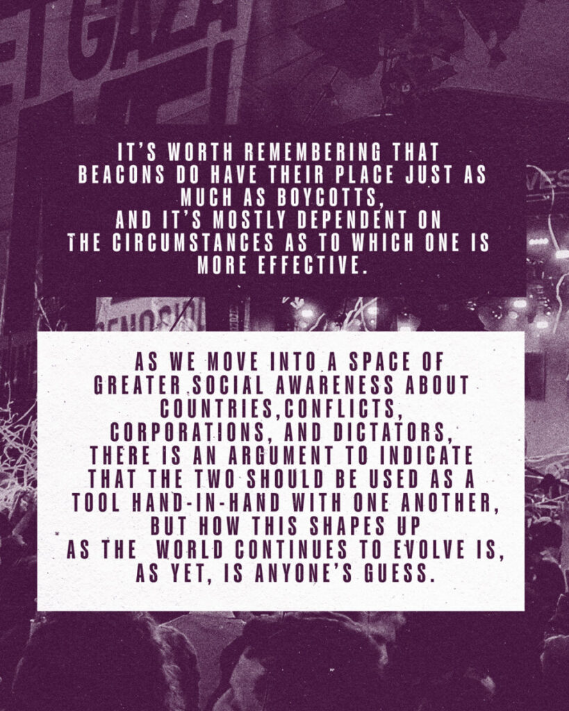 Is there a future for festivals without boycotts?