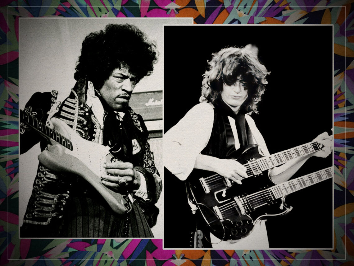 Jimi Hendrix - Jimmy Page - Led Zeppelin - Split