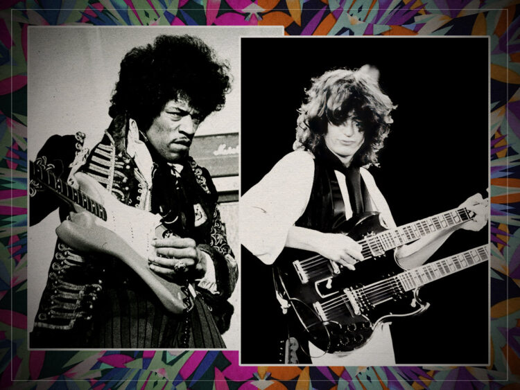 Jimi Hendrix - Jimmy Page - Led Zeppelin - Split