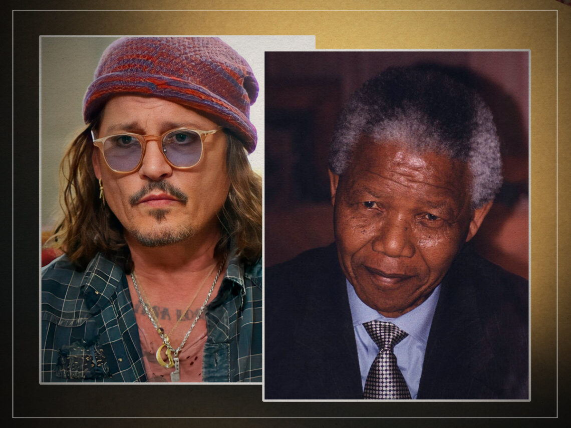 Johnny Depp - Nelson Mandela - Split