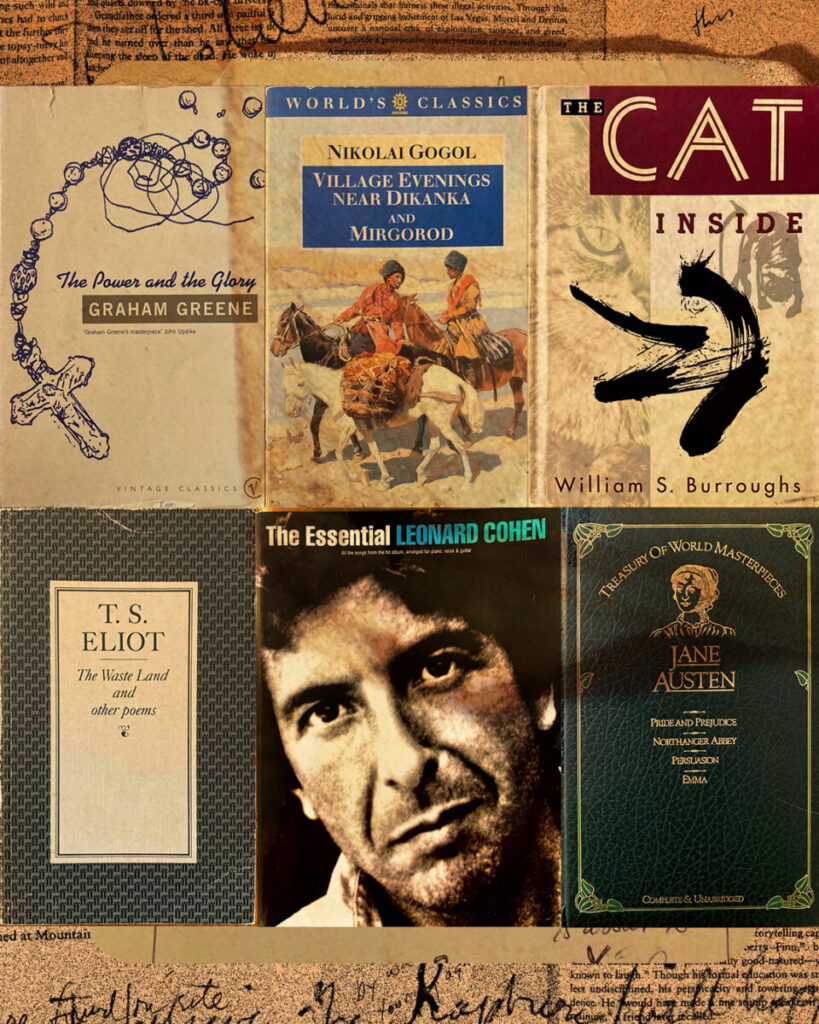 Mermaids and massacres- Lyric draft found in a book formerly owned by Nick Cave - Far Out Magazine - Book Covers 01