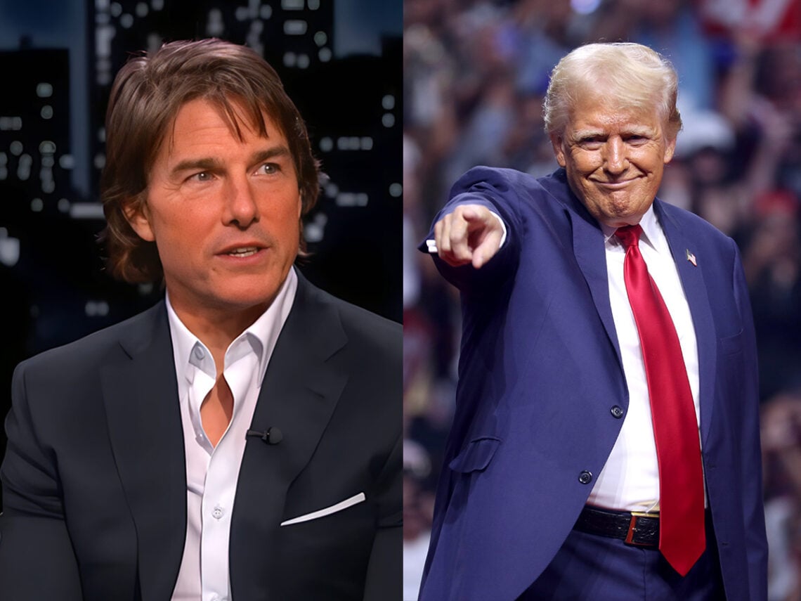 Tom Cruise - President Donald Trump - Split - 2025