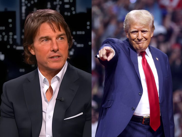Tom Cruise - President Donald Trump - Split - 2025