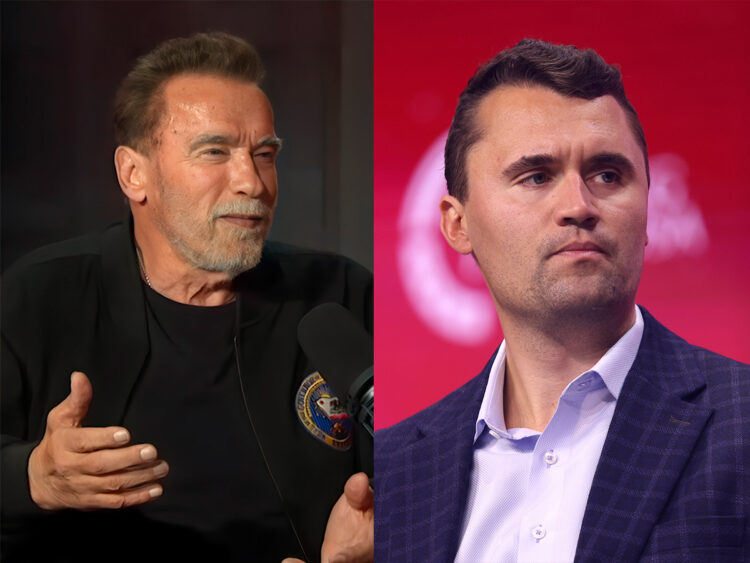 Arnold Schwarznegger - Charlie Kirk - Split - 2025