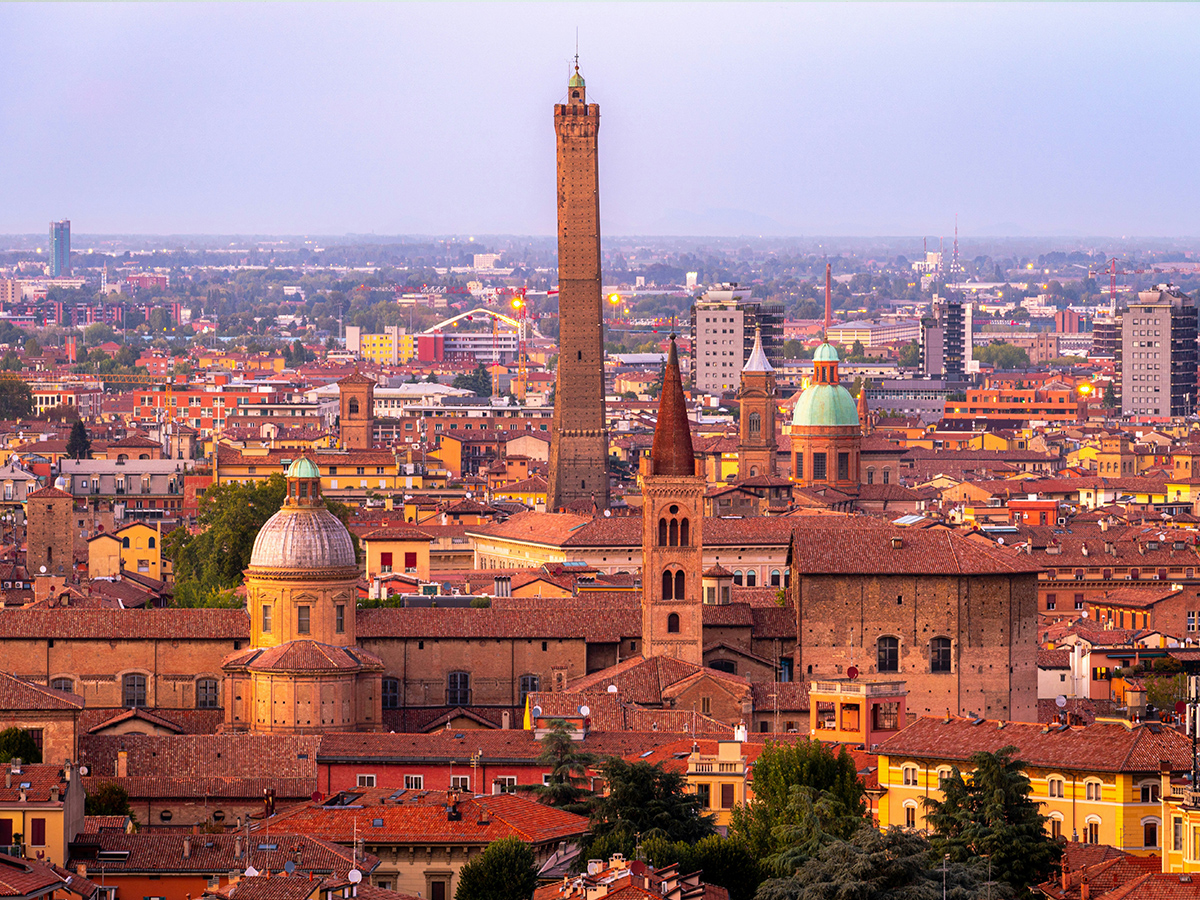Bologna - Aerial Shot - Italy