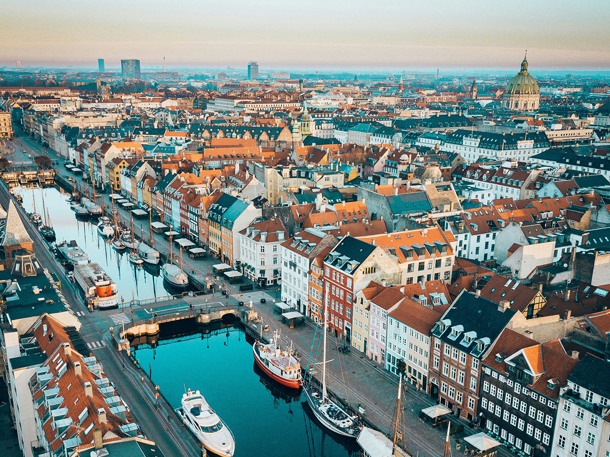 Copenhagen - Aerial Shot - Denmark