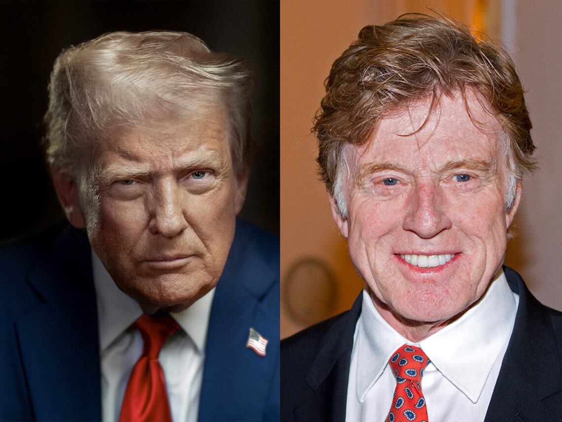 Donald Trump - Robert Redford - Split - 2025
